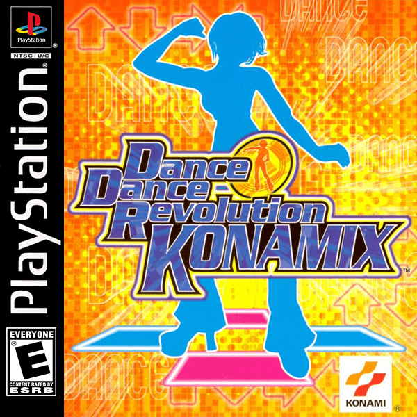 Dance Dance Revolution Konamix box art for Playstation